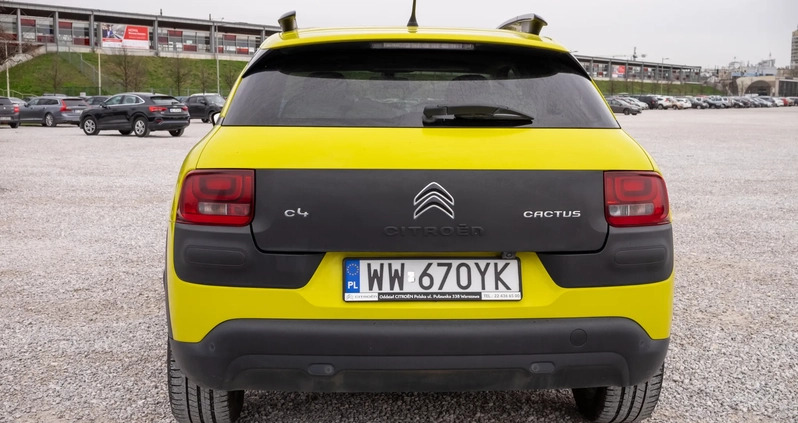 Citroen C4 Cactus cena 41500 przebieg: 94000, rok produkcji 2018 z Warszawa małe 562